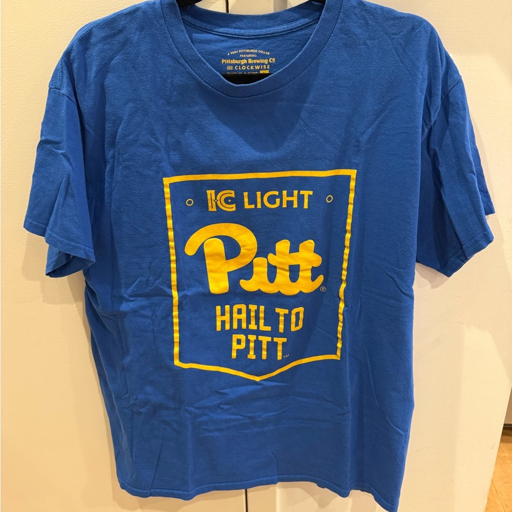 Pitt Hail to Pitt Graphic Tee - Blue & Gold